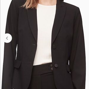 Calvin Klein Two Button black suit jacket